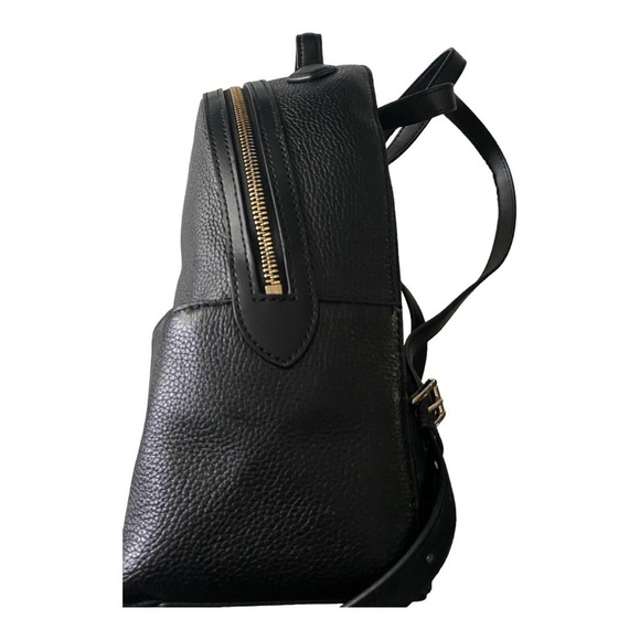 NWT-MICHAEL KORS-VALERIE-BLACK PEBBLED LEATHER BACKPACK-38F2G9VB2L - Picture 8 of 12